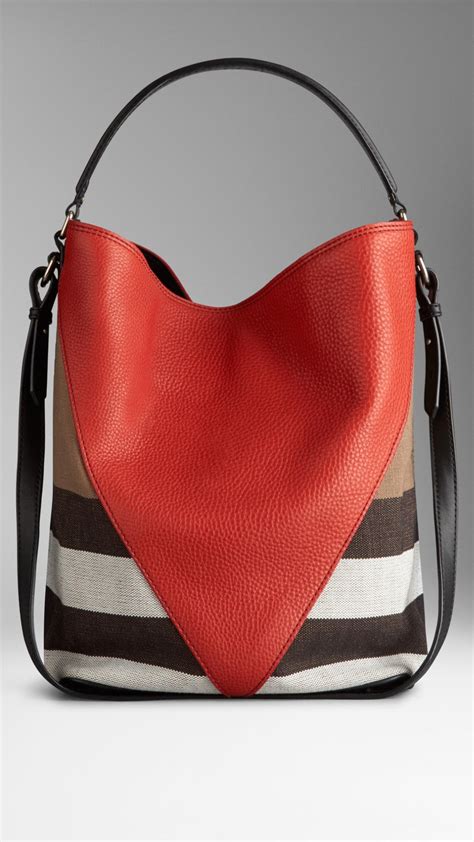 burberry hobo bag red|Burberry shoulder bag vintage.